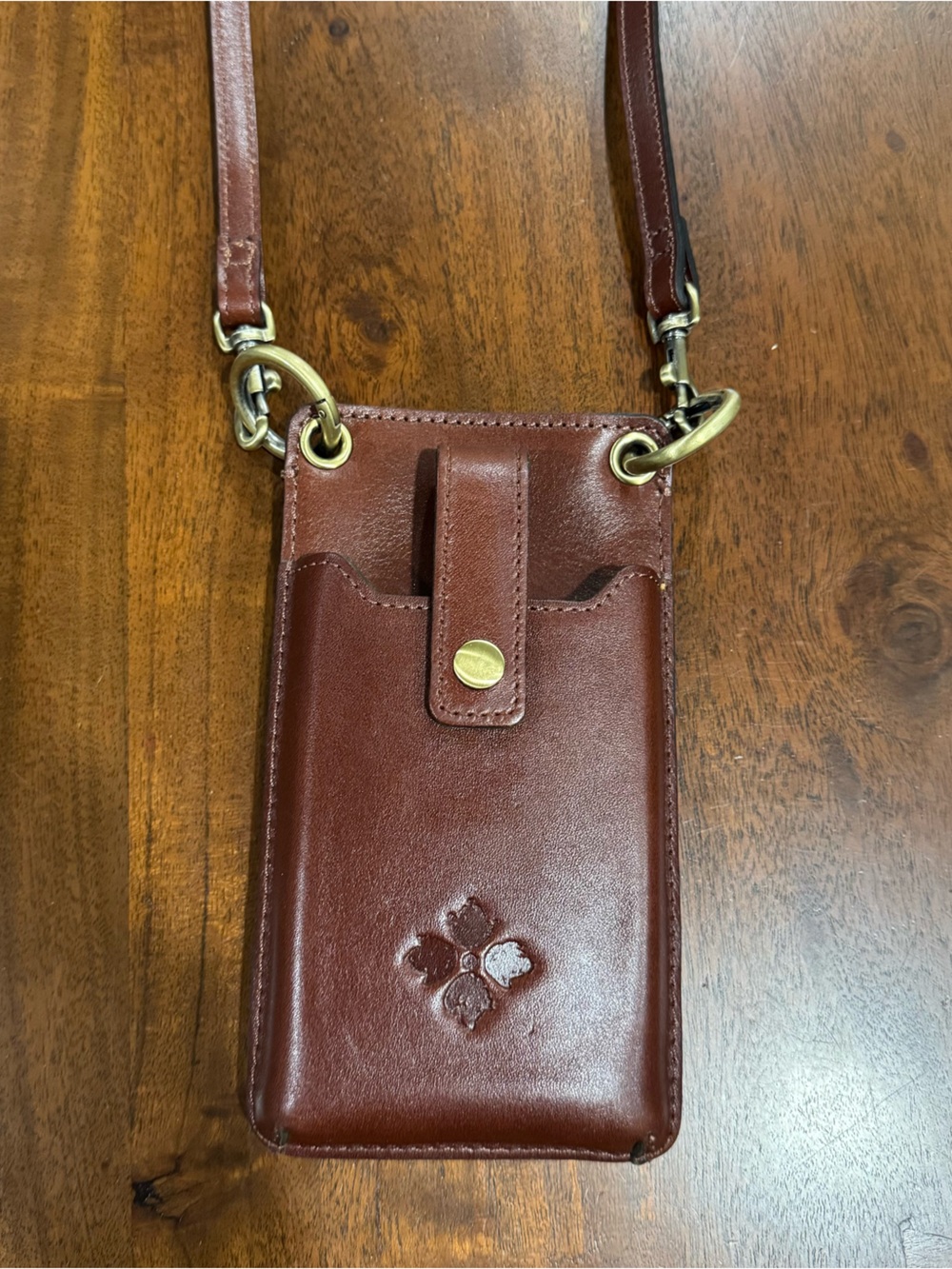Patricia Nash Farleigh Phone Crossbody Bag Leather - Picture 3 of 7